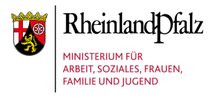 Logo RLP Ministerium für Arbeit, Soziales, Frauen, Familie und Jugend
